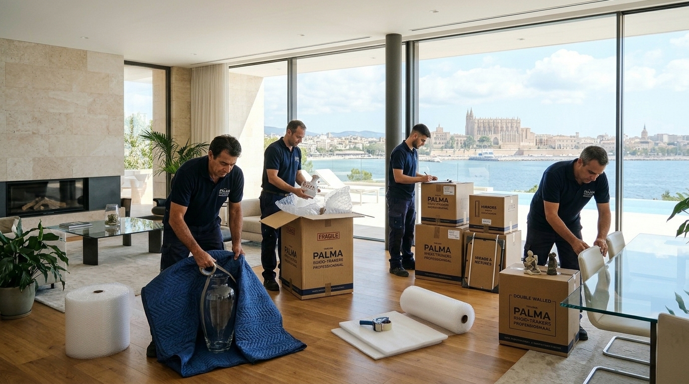 Embalaje profesional para mudanzas en Palma