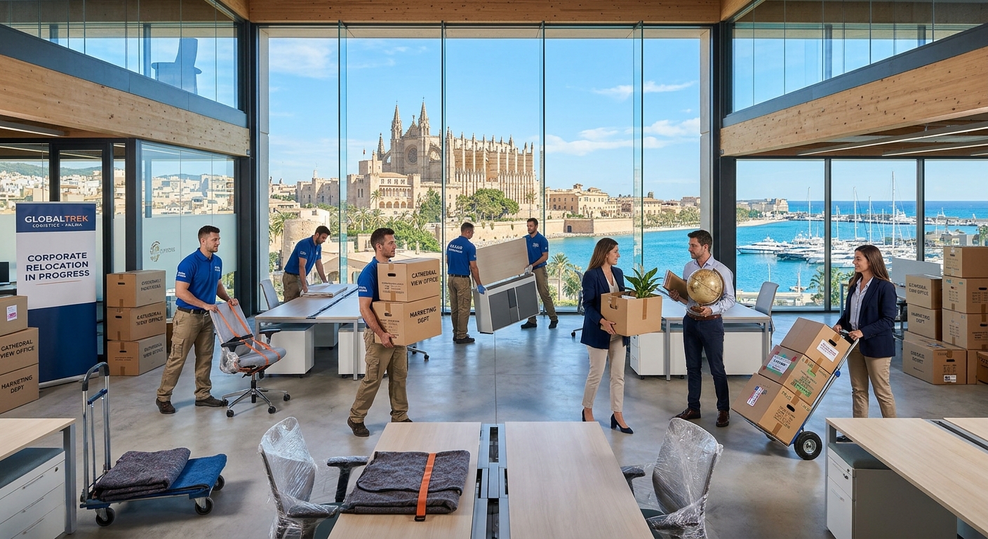Mudanzas de oficinas y empresas en Palma