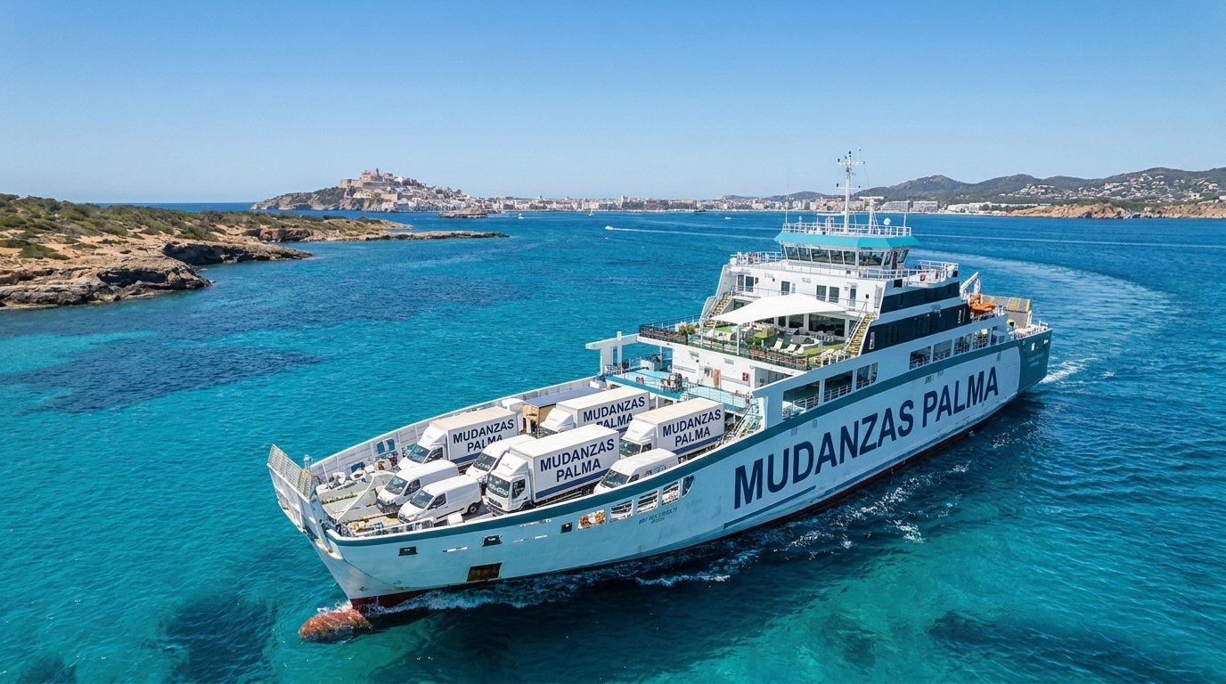 Mudanzas entre Mallorca, Ibiza y Menorca