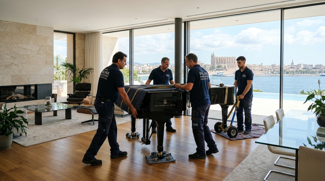 Traslado de pianos en Palma de Mallorca